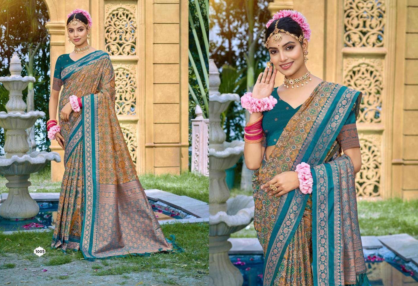 Bunawat - Kantha silk Surat saree wholesale market rate